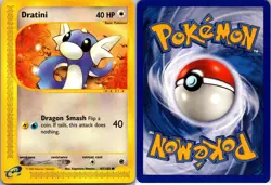 Dratini 107/165 Common Expedition Base Set Pokemon Lightly Played - Image 1