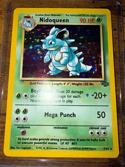 Nidoqueen 7/64 Jungle Holo Rare Unlimited DMG - Image 1