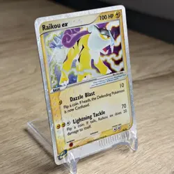 2004 Raikou ex 92/95 Holo EX Team Magma vs Team Aqua Pokemon LP/MP - Image 1