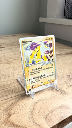 2004 Raikou ex 92/95 Holo EX Team Magma vs Team Aqua Pokemon LP/MP - Image 2