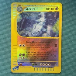 Pokemon Vintage Reverse Holo Rare Steelix 035/147 Aquapolis Wotc E-Reader 2003 - Image 1