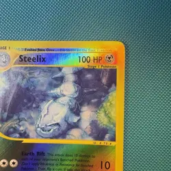 Pokemon Vintage Reverse Holo Rare Steelix 035/147 Aquapolis Wotc E-Reader 2003 - Image 3