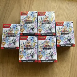 Pokemon TCG Scarlet & Violet Prismatic Evolutions Booster Bundle New Sealed x 6 - Image 1