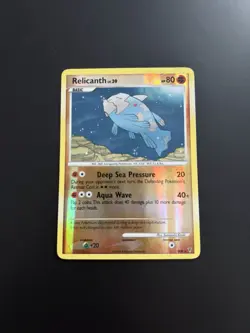 Pokemon Relicanth SH8 - 12 Supreme Victors Level 39 Shiny Holo Rare 2009 - Image 1