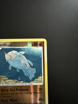 Pokemon Relicanth SH8 - 12 Supreme Victors Level 39 Shiny Holo Rare 2009 - Image 2