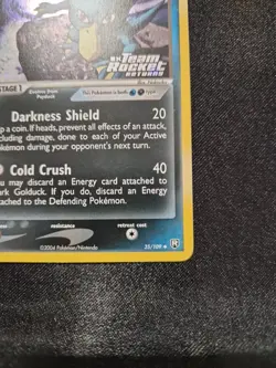 Pokemon Dark Golduck 35/109 Team Rocket Returns Reverse Holo - Image 5