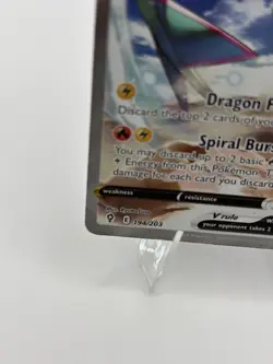 Pokemon Rayquaza V 194/203 Evolving Skies SWSH07 Alternate Full Art - HP - Image 2