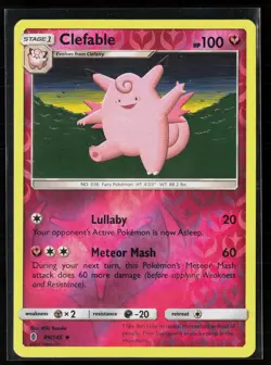Clefable 89/145 Uncommon Reverse Holo Guardians Rising Pokemon LP - Image 1