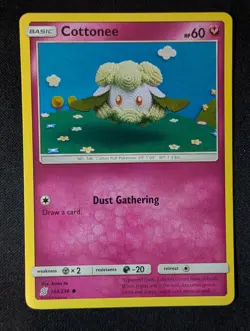 Pokemon SM - Unified Minds #143/236 Cottonee Common NM - Image 1