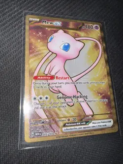Pokemon TCG Mew ex Hyper Rare Full Art Holo 205/165 SV 151 English - Image 1
