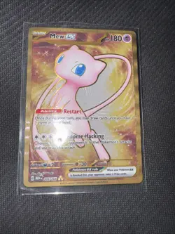 Pokemon TCG Mew ex Hyper Rare Full Art Holo 205/165 SV 151 English - Image 2