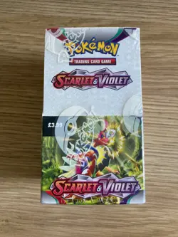 Scarlet & Violet base Sealed Half Booster Box 18 Pack Pokemon Card UK EU Exclusi - Image 1