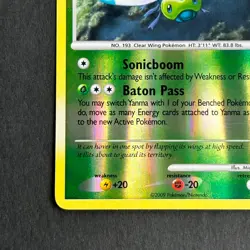 Yanma SH9 Supreme Victors Reverse Holo Rare Pokemon Card - Image 4