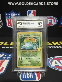 2021 POKEMON CELEBRATIONS VENUSAUR HOLO 15/102 CGA 9.5 - Image 1