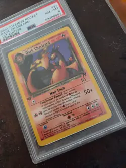 2000 pokemon rocket dark charizard 1st edition psa 8 - Image 2