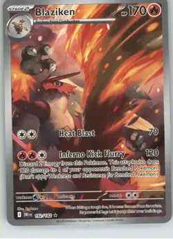 Blaziken SV10: Destined Rivals [192/182] Illustration Rare Holofoil NM Pokemon - Image 1