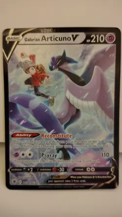 Galarian Articuno V TG16/TG30 Swsh10 Astral Radiance Trainer Gallery Holo - Image 4