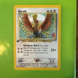 Pokemon Card - Ho-oh Neo Revelation 18/64 1st Edition Rare - Image 1