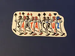 Vintage Santa Cruz Jeff Grosso Alice In Wonderland Deck Sticker Skateboard Skate - Image 1