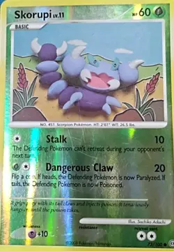 Skorupi 73/100 Reverse Holo Stormfront Pokemon TCG - LP - Image 3