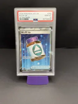 Pokemon Company Me: Ascended Heroes N's PP Up 262/217 Ultra Rare Holo PSA 10 - Image 1
