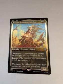 Keleth, Sunmane Familiar x1 1x FOIL ETCHED Commander Legends NM MTG - Image 1