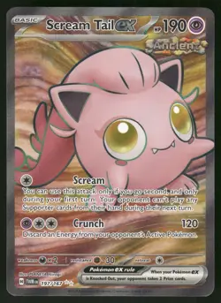 Scream Tail ex 197/167 Ultra Rare Twilight Masquerade Pokemon Holo Near Mint - Image 1