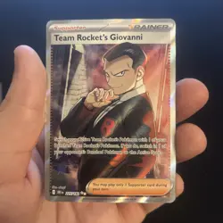 Team Rocket's Giovanni 225/182 - Destined Rivals Pokemon TCG - NM - Image 2