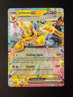 Jolteon ex 030/131 Holo Double Rare Prismatic Evolutions Pokemon Near Mint - Image 1