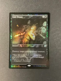 Cast Down - Dominaria - FOIL - Magic the Gathering - MTG - Image 1