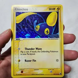 Pokemon CHINCHOU 52/115 Reverse Holo Stamped Unseen Forces NM - Image 1