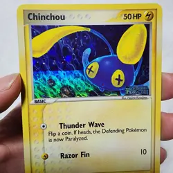 Pokemon CHINCHOU 52/115 Reverse Holo Stamped Unseen Forces NM - Image 2