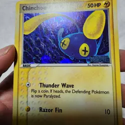 Pokemon CHINCHOU 52/115 Reverse Holo Stamped Unseen Forces NM - Image 4