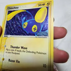 Pokemon CHINCHOU 52/115 Reverse Holo Stamped Unseen Forces NM - Image 5