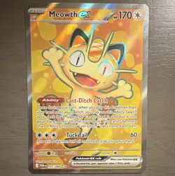 Meowth ex 107/088 Ultra Rare POR EN NM - Image 1