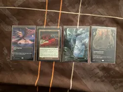 mtg 4 card lot,stomping ground,reflecting pool,retro foil/galaxy foil,land. - Image 1