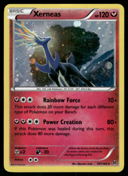 Pokemon TCG - BREAKthrough - Xerneas 107/162 Cosmos Holo - P - Image 1