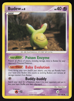 Pokemon TCG - Stormfront - Budew 33/100 - P - Image 1