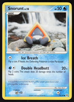 Pokemon TCG - Arceus - Snorunt 75/99 - P - Image 1
