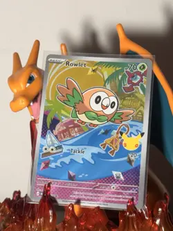 Pokemon TCG First partner illustration gen 7 Litten Popplio Rowlet Promo - Image 3
