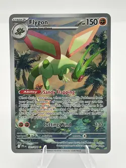Flygon 101/094 Illustration Rare Phantasmal Flames Pokemon Holo Near Mint - Image 1
