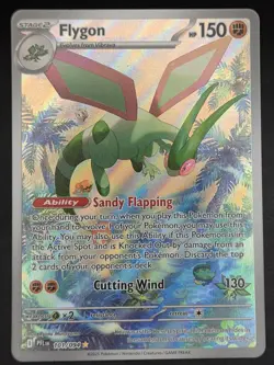 Flygon 101/094 Near Mint Phantasmal Flames Illustration Rare Pokemon - Image 1