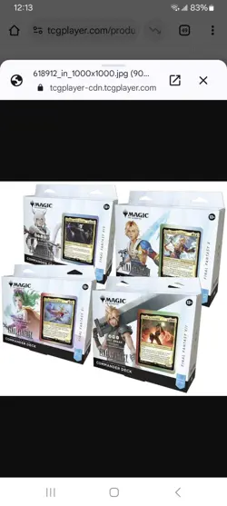 Magic The Gathering Final Fantasy Collectors Edition Commander Deck Preorder - Image 1