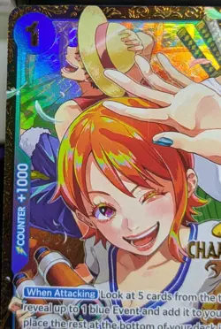 One Piece TCG Nami (Championship 2025 Regionals Top 64 Prize Card) OP09-50 ENG - Image 4