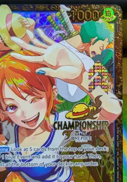 One Piece TCG Nami (Championship 2025 Regionals Top 64 Prize Card) OP09-50 ENG - Image 5