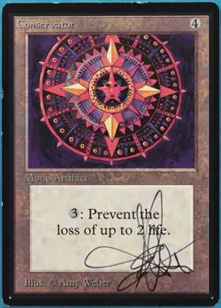 Conservator Beta PLD Artifact Uncommon SIGNED MAGIC CARD (ID# 518273) ABUGames - Image 1