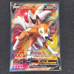 Lycanroc V - 187/203 - Ultra Rare - Evolving Skies - Pokemon Card - NM/M - Image 1
