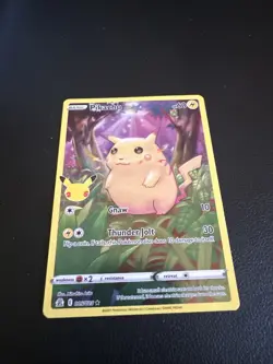 Pokemon TCG 2021 Celebrations Pikachu Holo Rare Card 005/025 Full Art Card✨ - Image 1