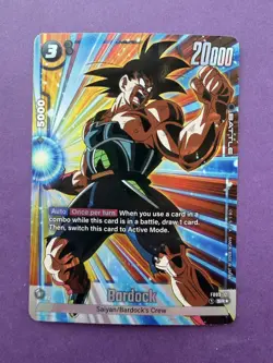 Bardock FB03-121 Alt Art SR Foil Dragon Ball Super Card Game Fusion World - Image 1