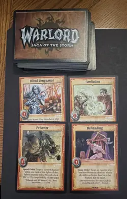 Warlord Saga of the Storm CCG Mixed Card Lot - Action/Character/Item EN - Image 5